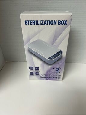 Sterilization Box UVC Ultraviolet Sanitizer - White